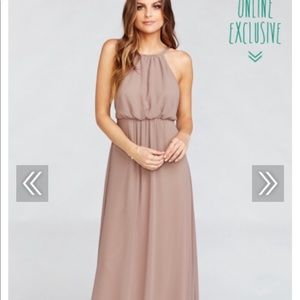 Show me your Mumu Amanda Maxi Bridesmaid Dress